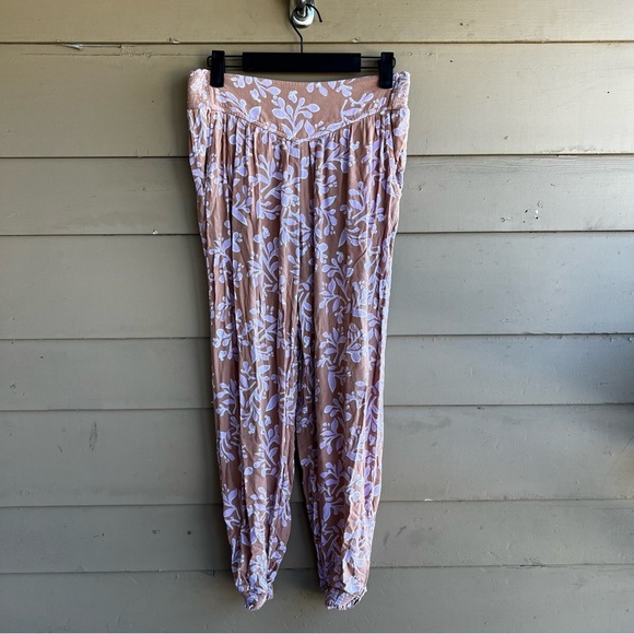 Aerie Multicolor Boho Harem Pants Elastic Waist And Legs Size Small - Picture 1 of 3